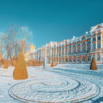 Ekaterininsky Palace, Tsarskoye Selo (Pushkin) suburb of Saint Petersburg.